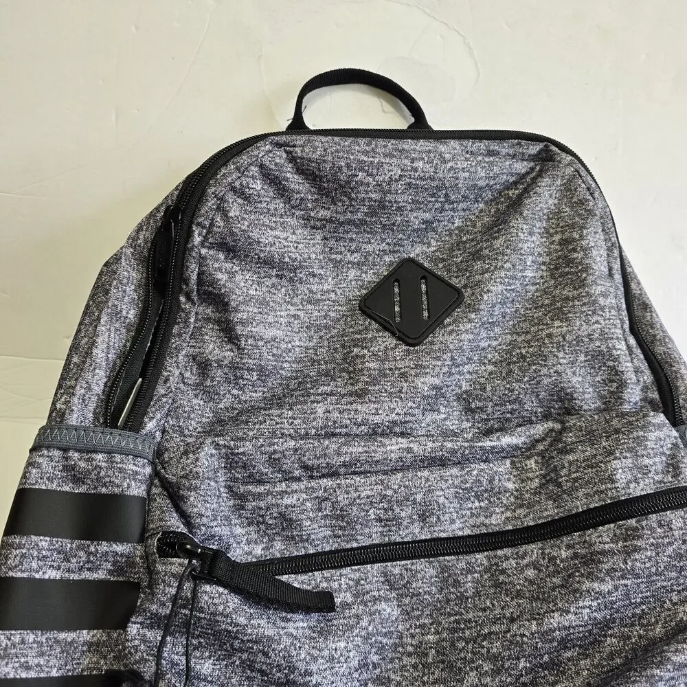 Adidas Classic 3S III Backpack, Jersey Hats Onix/Black V3, 15.4” Laptop Storage